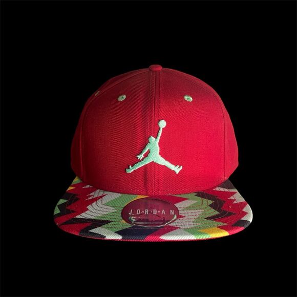 Air Jordan Hat Men Red Hare Space Jam Jumpman Snap Back Cap New - Picture 1 of 10